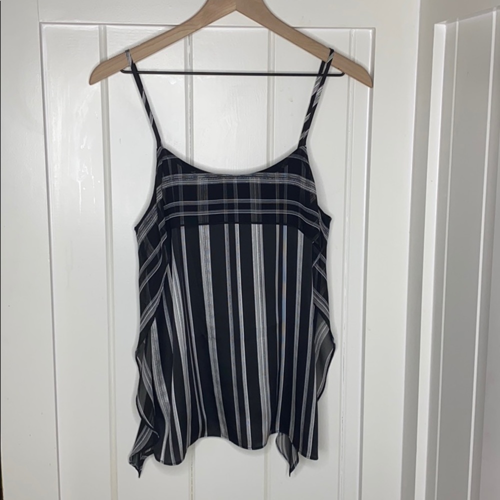 BCBGeneration tank top with flutter detail Size Small